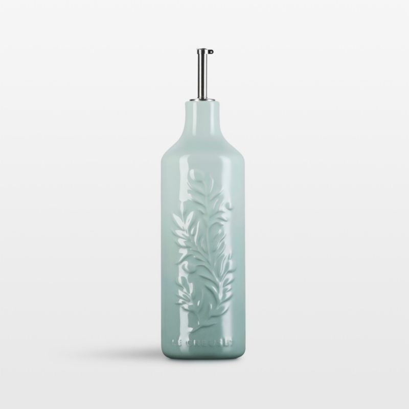 Le Creuset White 20-Oz. Stoneware Oil Cruet + Reviews | Crate & Barrel