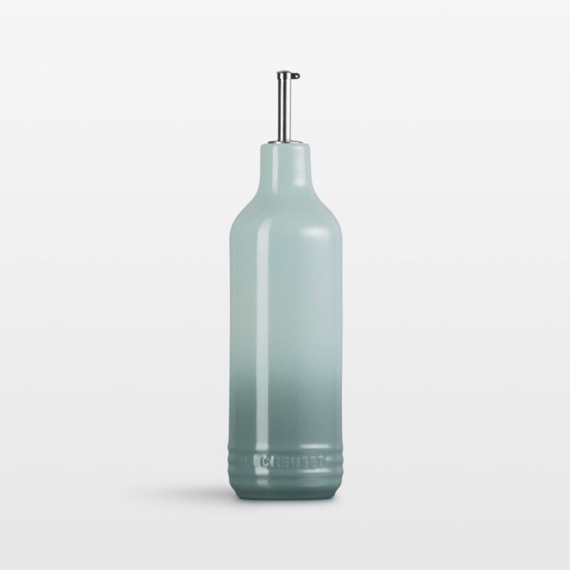 Le Creuset White 20-Oz. Stoneware Oil Cruet | Crate & Barrel
