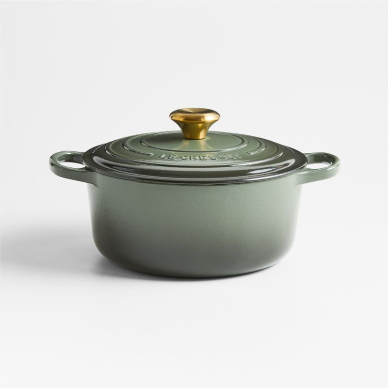 Le Creuset ® Signature 4.5-Qt. Thyme Enameled Cast Iron Round Dutch Oven