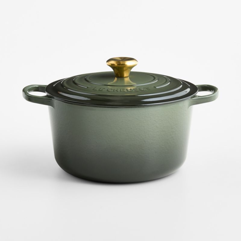 Le Creuset Signature 7.25-Qt. Thyme Enameled Cast Iron Round Dutch