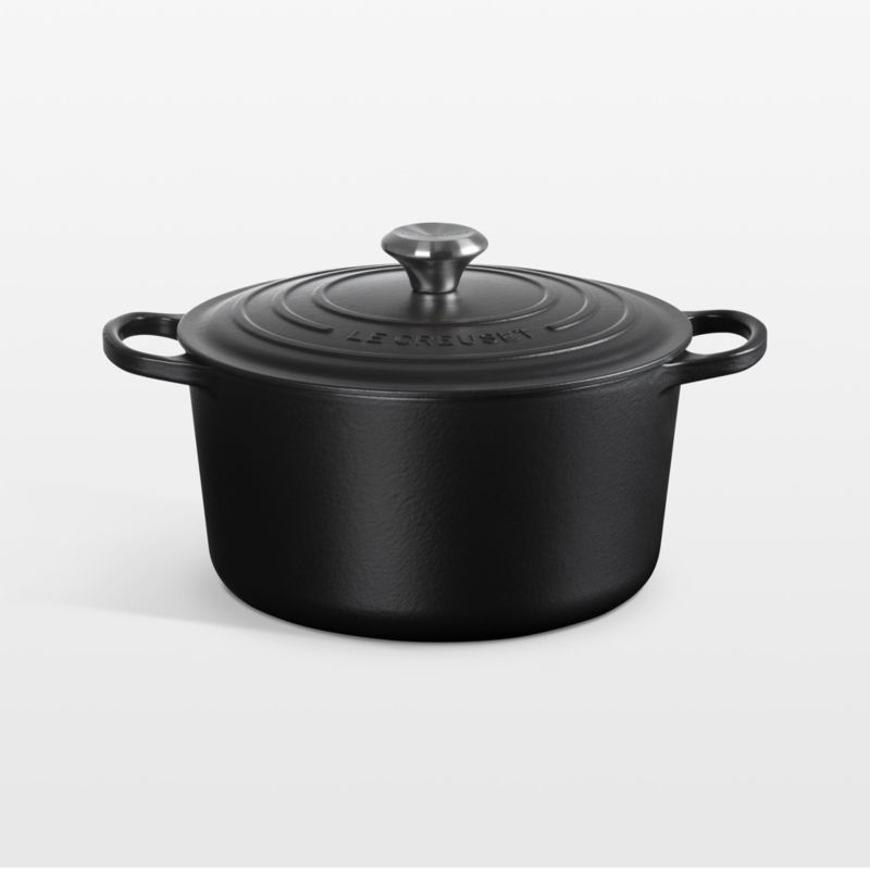 Le Creuset Signature Round 5.5-Qt. Graphite Grey Enameled Cast