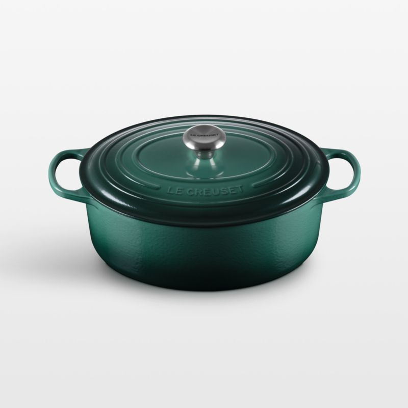 Le Creuset Signature 6.75-Qt. Gold Collection Cerise Oval Dutch