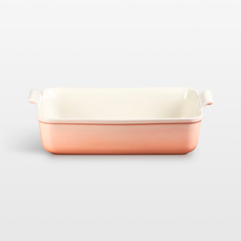 Le Creuset Heritage Covered Rectangle Flame Orange Stoneware