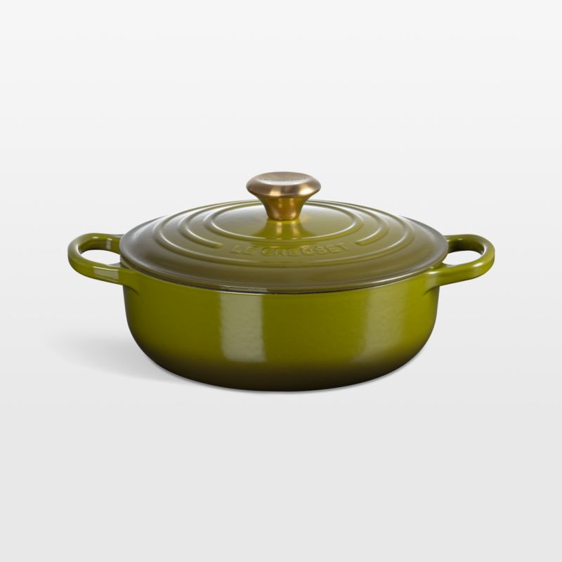 Le Creuset ® Signature 3.5-Qt. Olive Enameled Cast Iron Round Sauteuse