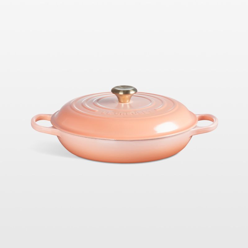 Le Creuset ® Signature 3.5-Qt. Peche Enameled Cast Iron Braiser