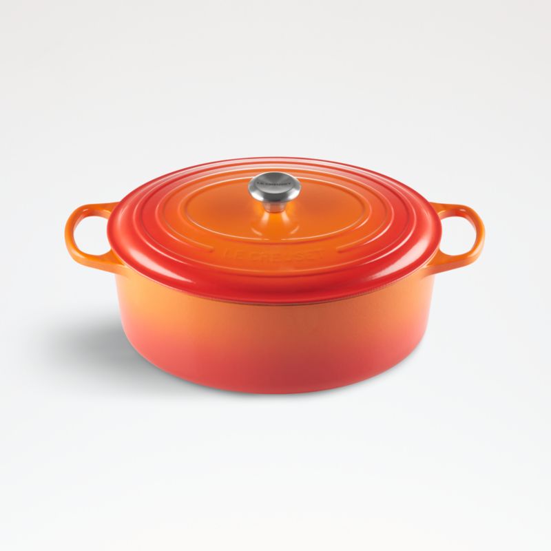 Le Creuset Signature 8-Qt. Flame Enameled Cast Iron Oval Dutch