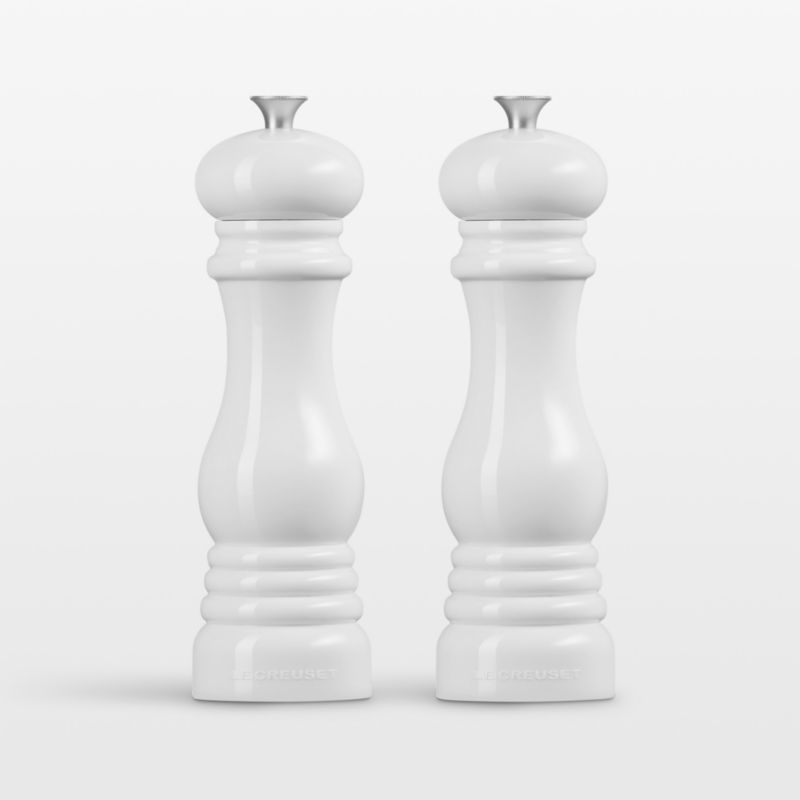 Le Creuset ® White Salt and Pepper Mill Set