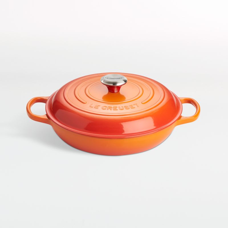 Le Creuset ® Signature 3.5-Qt. Flame Enameled Cast Iron Braiser