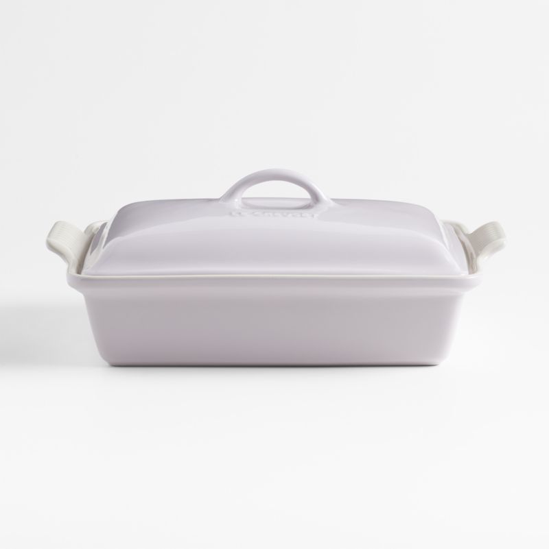 Le Creuset ® Heritage 4-Qt. Shallot Rectangular Casserole Dish with Lid