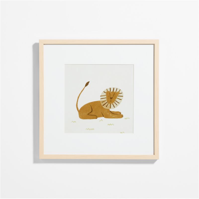 Lion Framed Wall Art Print