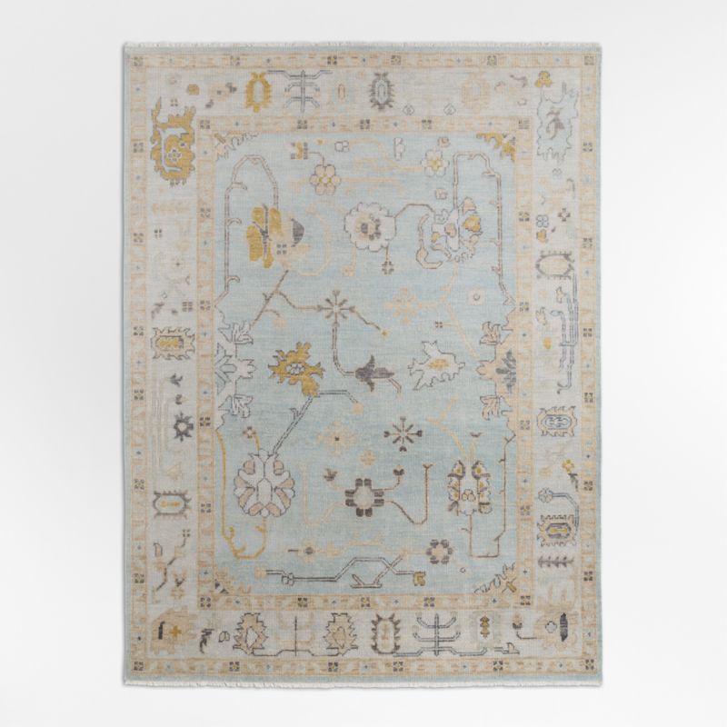 Alvarez Wool Hand-Tufted Ivory Area Rug | Crate & Barrel