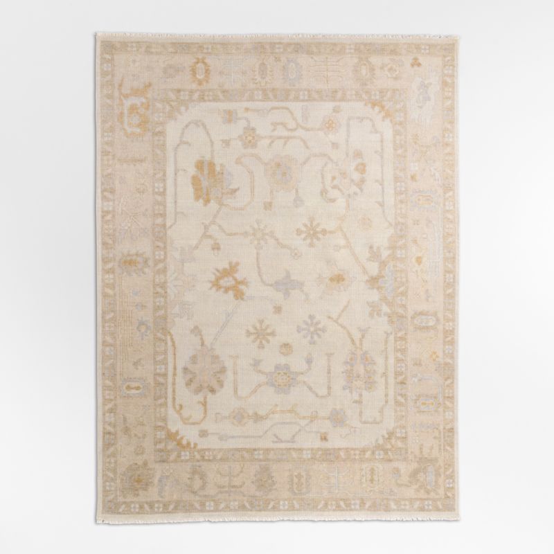Alvarez Wool Hand-Tufted Garden Multicolor Area Rug | Crate & Barrel