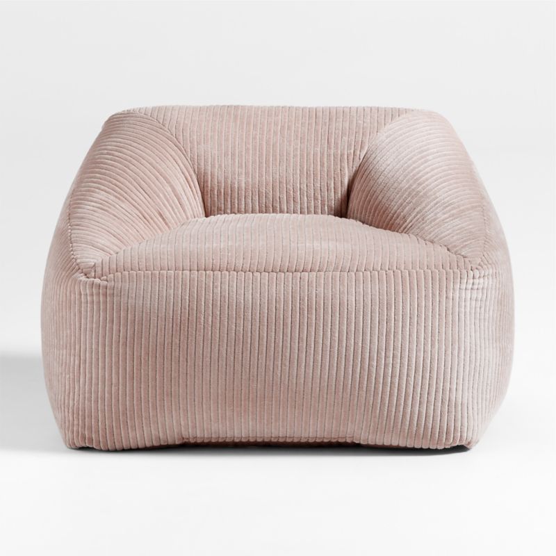 Classic Mauve Organic Cotton Velvet Corduroy Kids Lounge Chair