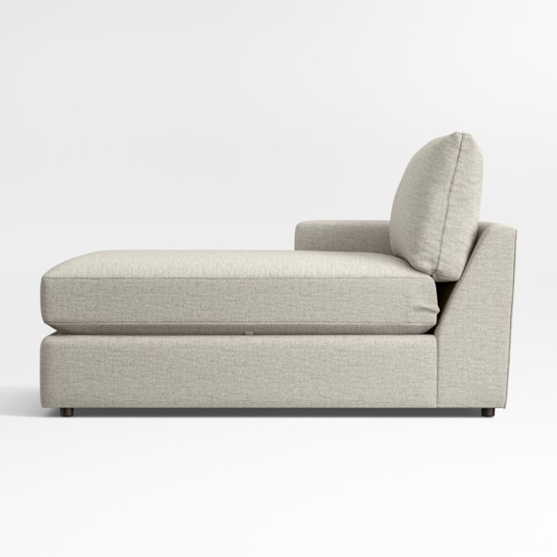 Lounge Classic Left-Arm Storage Chaise Lounge Sectional Piece