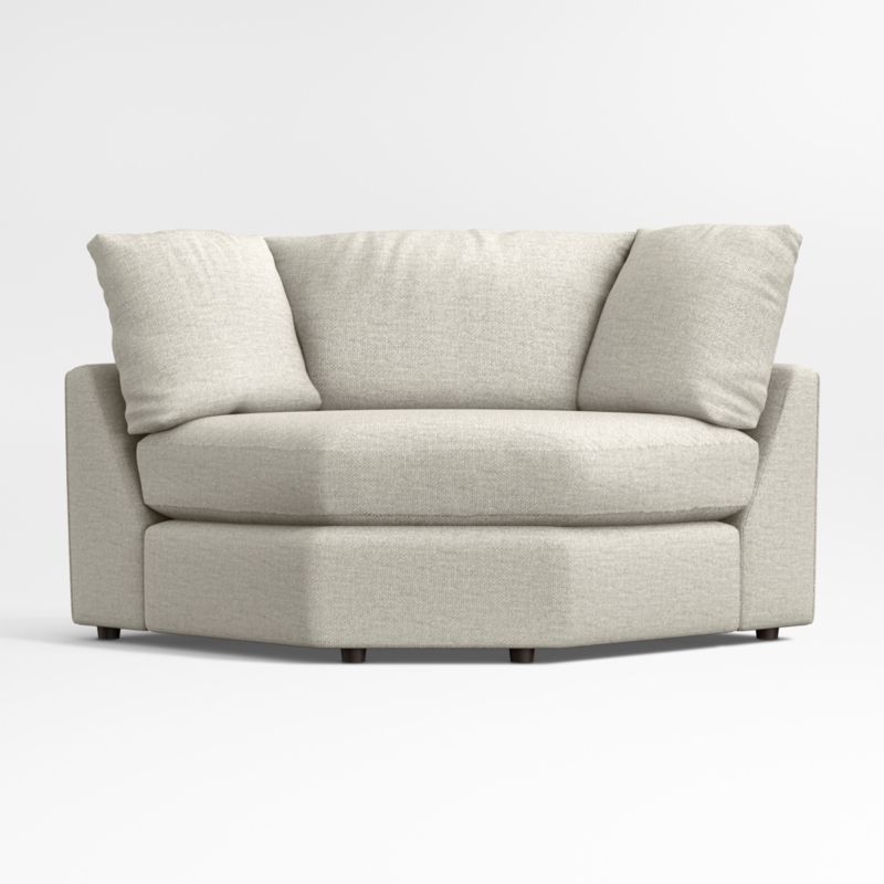 Lounge Classic Wedge Chair Sectional Piece