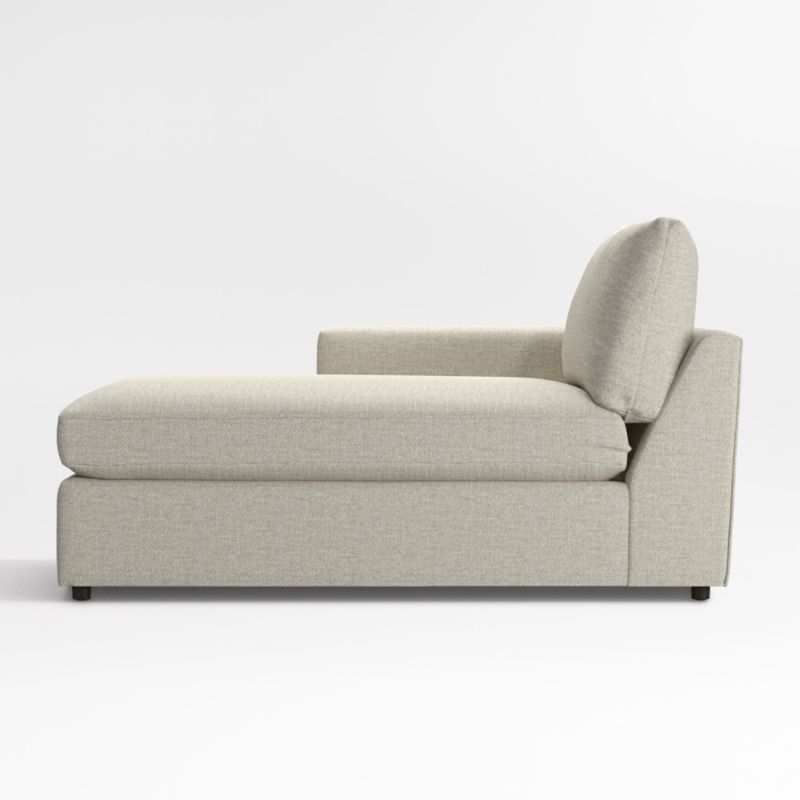 Lounge Deep Left-Arm Storage Chaise Lounge Sectional Piece