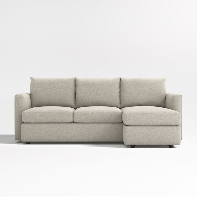 Lounge Deep 93" Reversible Storage Chaise Lounge Sectional Sofa