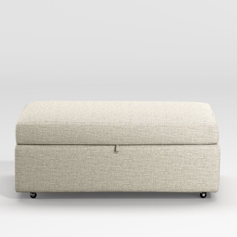Lounge 43" Storage Ottoman with Tray