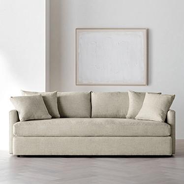 Crate barrel lounge online sofa