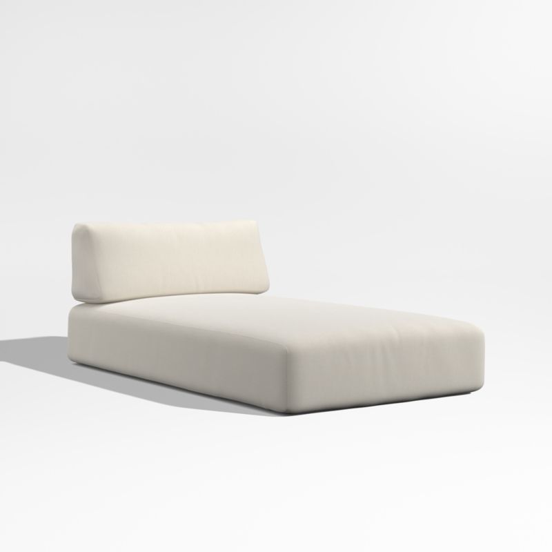 Mallorca Ivory Outdoor Chaise Lounge Cushion