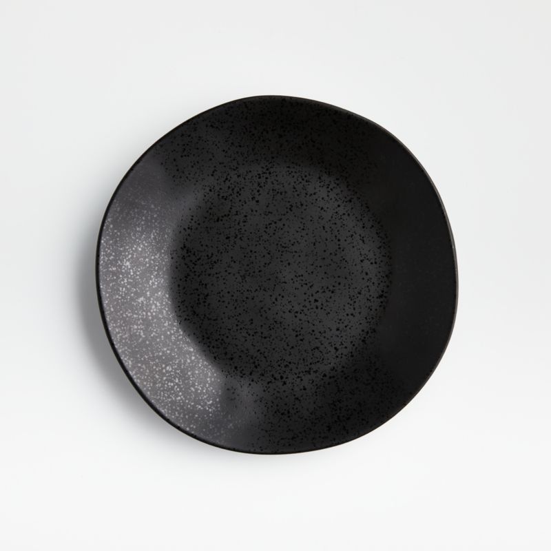Marin Matte Black Stoneware Salad Plate