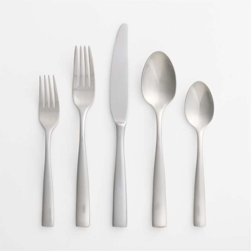 Mix Mirror 20-Piece Flatware Set + Reviews | Crate & Barrel