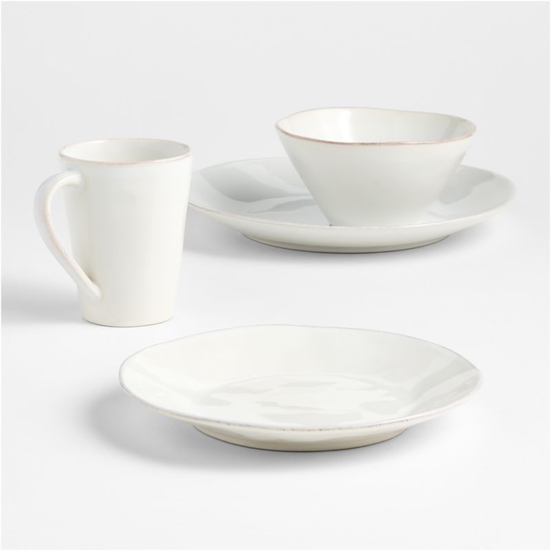 Yamazaki Tosca White Large Dish Riser + Reviews | Crate & Barrel
