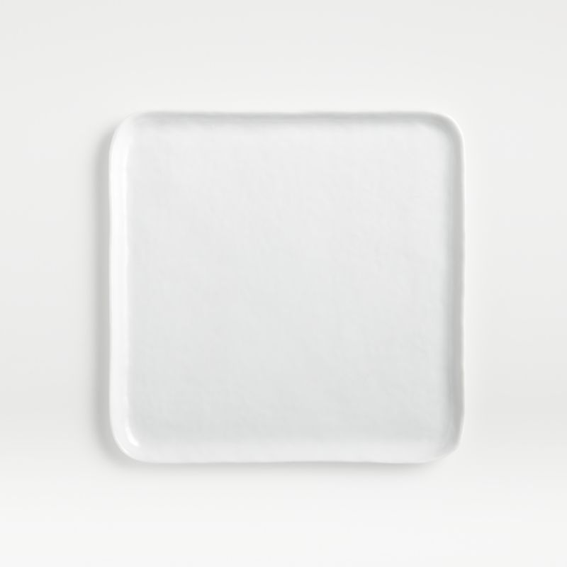Mercer White Square Porcelain Salad Plate