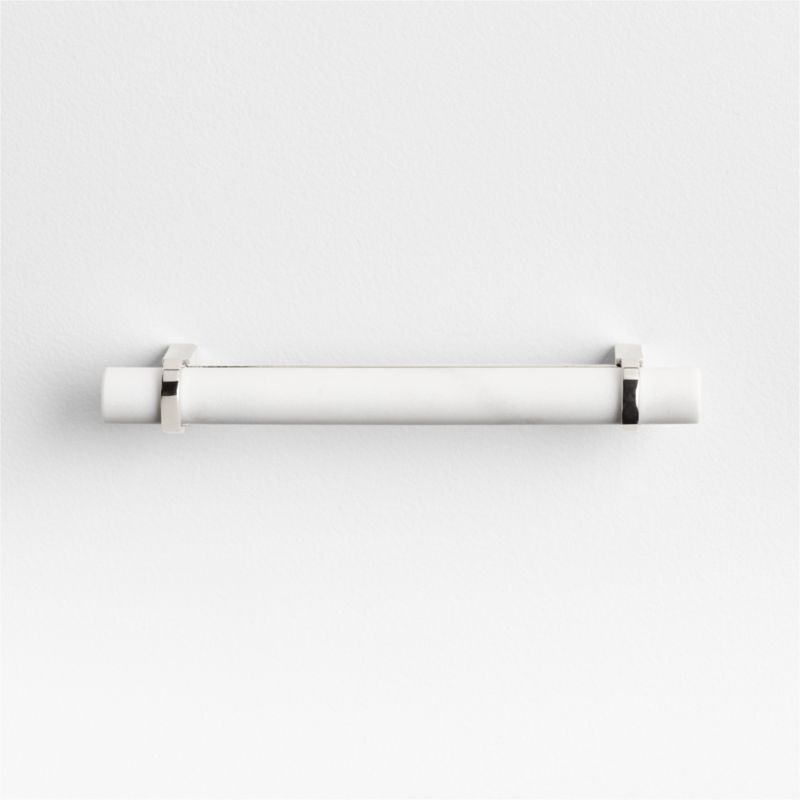 Modern Marble Chrome Silver Cabinet Drawer Bar Pull 5"