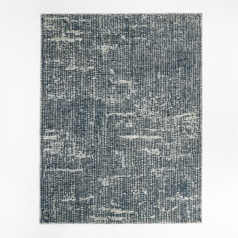 Alvarez Wool Hand-Tufted Mineral Blue Area Rug 9'x12' + Reviews