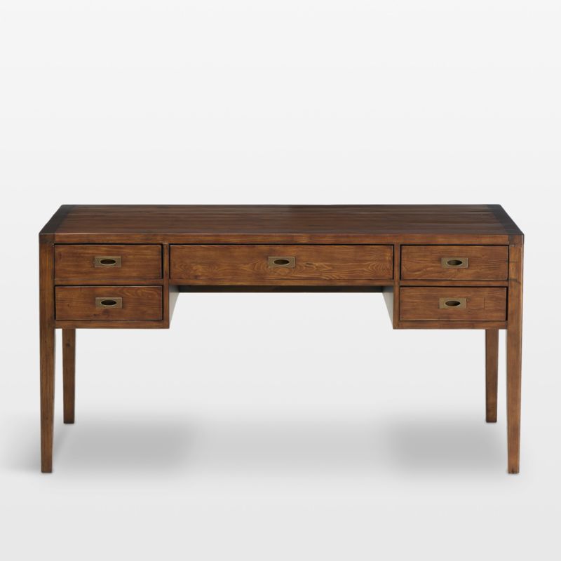 Morris 60" Chocolate Brown Desk
