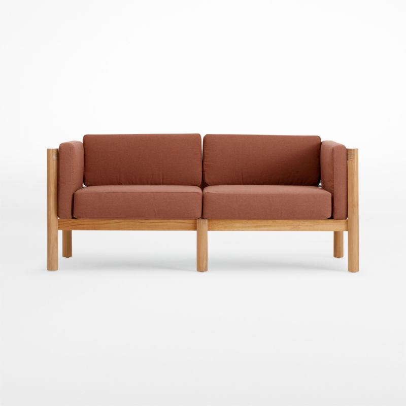 Neighbor ™ Haven 66" Rust Outdoor Loveseat