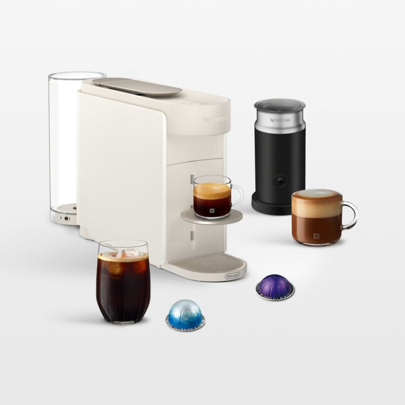 Nespresso Lattissima One Silky White Espresso Machine by De'Longhi