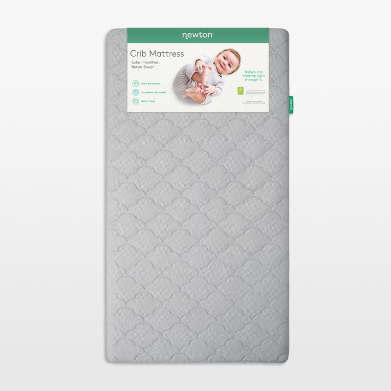 Newton Baby Breathable Quilted Grey Original Crib Mattress