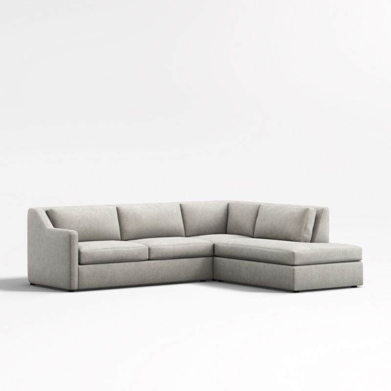 Notch 3-Piece L-Shaped Sectional Sofa with Bumper