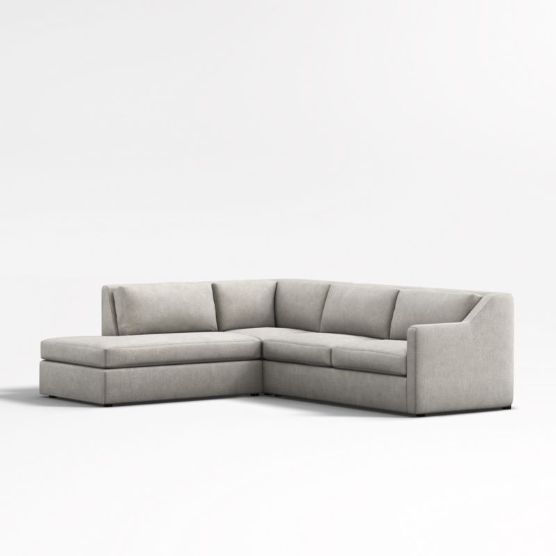 Notch 3-Piece L-Shaped Sectional Sofa with Bumper