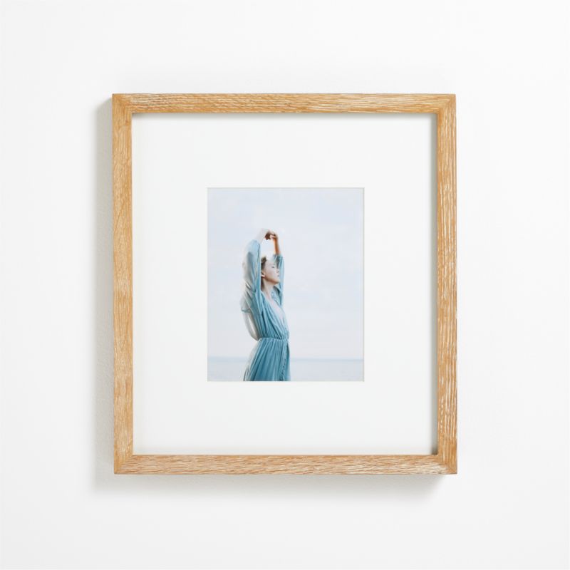 Light Oak Wood 8x10 Wall Picture Frame