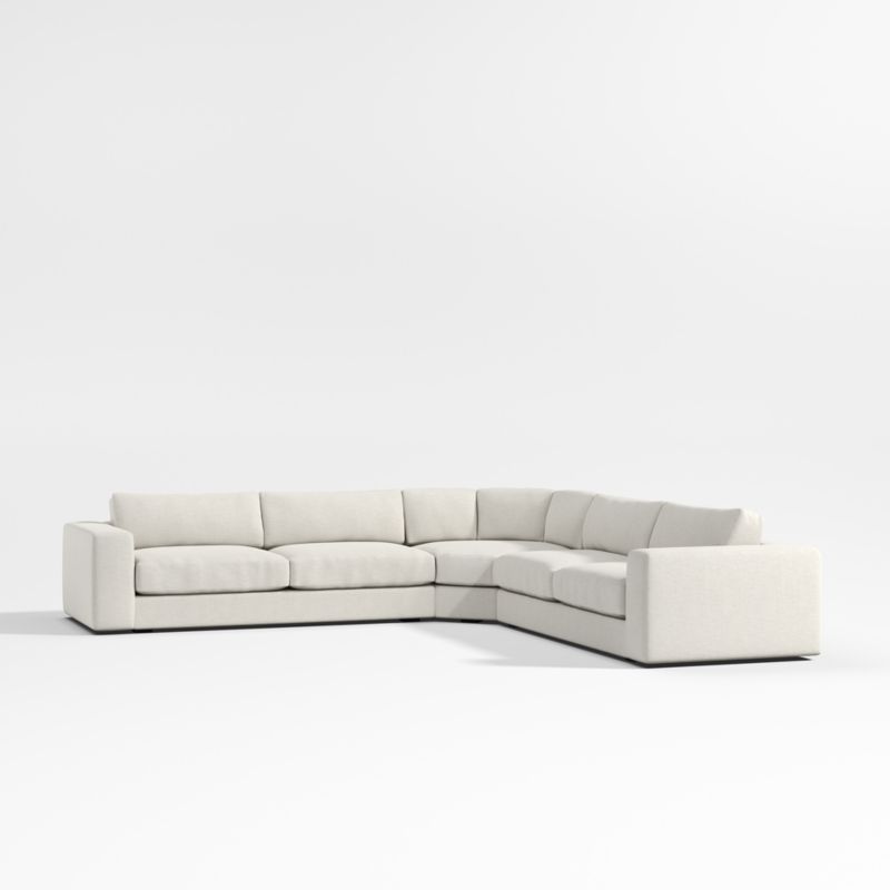 Oceanside Low 3-Piece L-Shaped Wedge Sectional Sofa