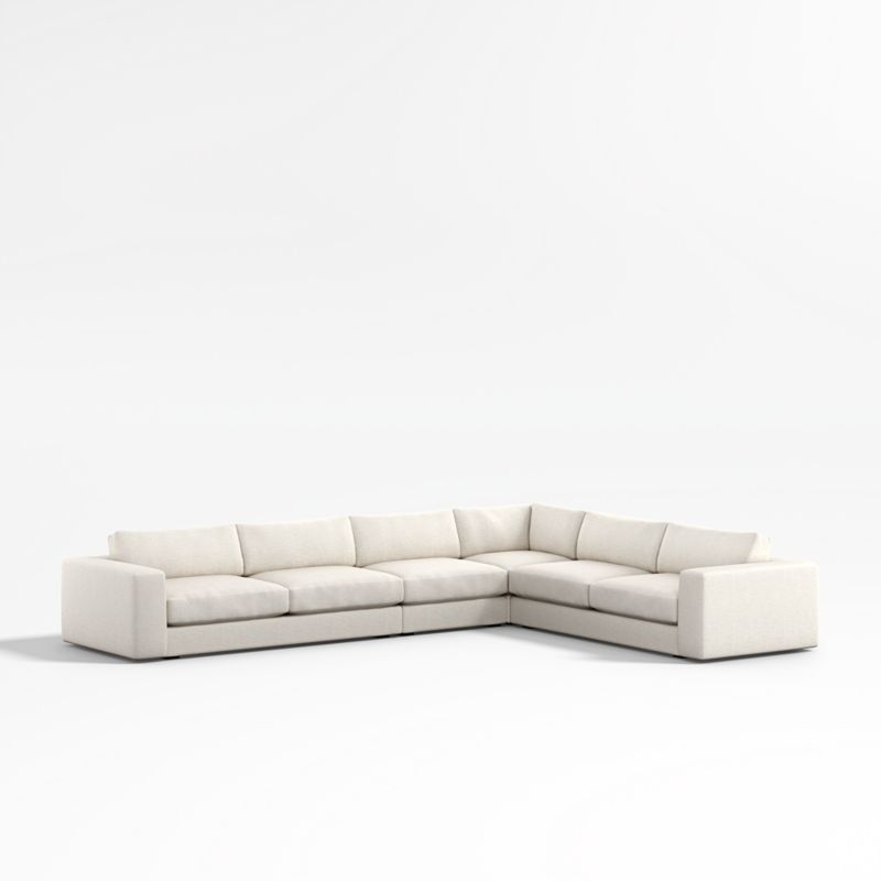 Oceanside Low 4-Piece L-Shaped Sectional Sofa