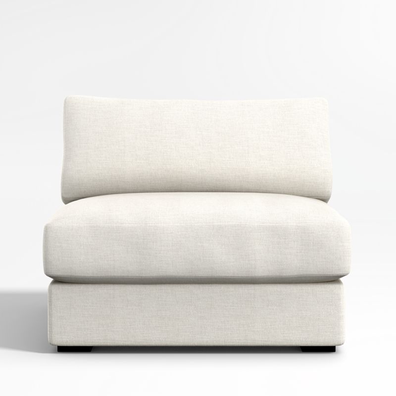 Oceanside Low Armess Chair Sectional Piece