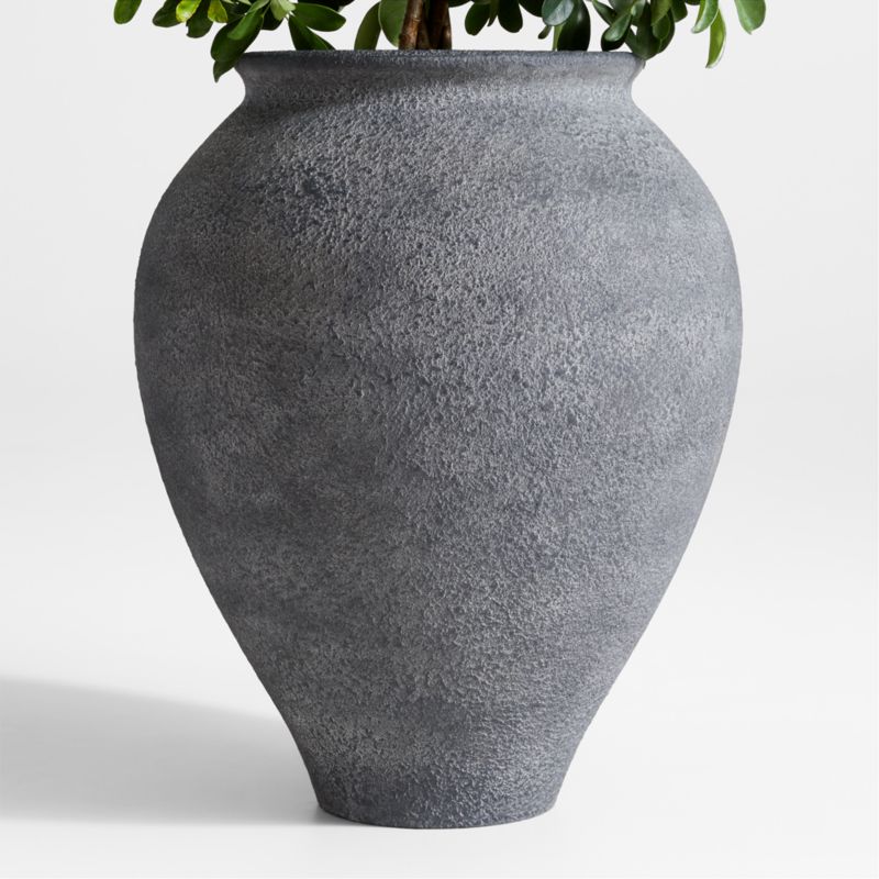 Ophelia 24" x 29.9" Black Tall Planter