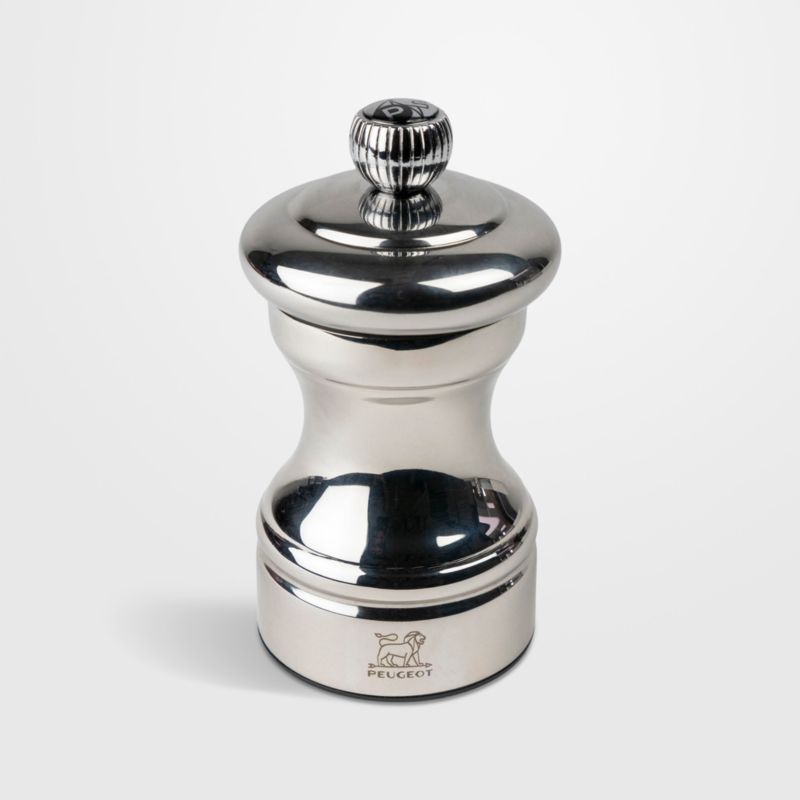 Peugeot Bistro Shiny Stainless Steel 4" Pepper Mill