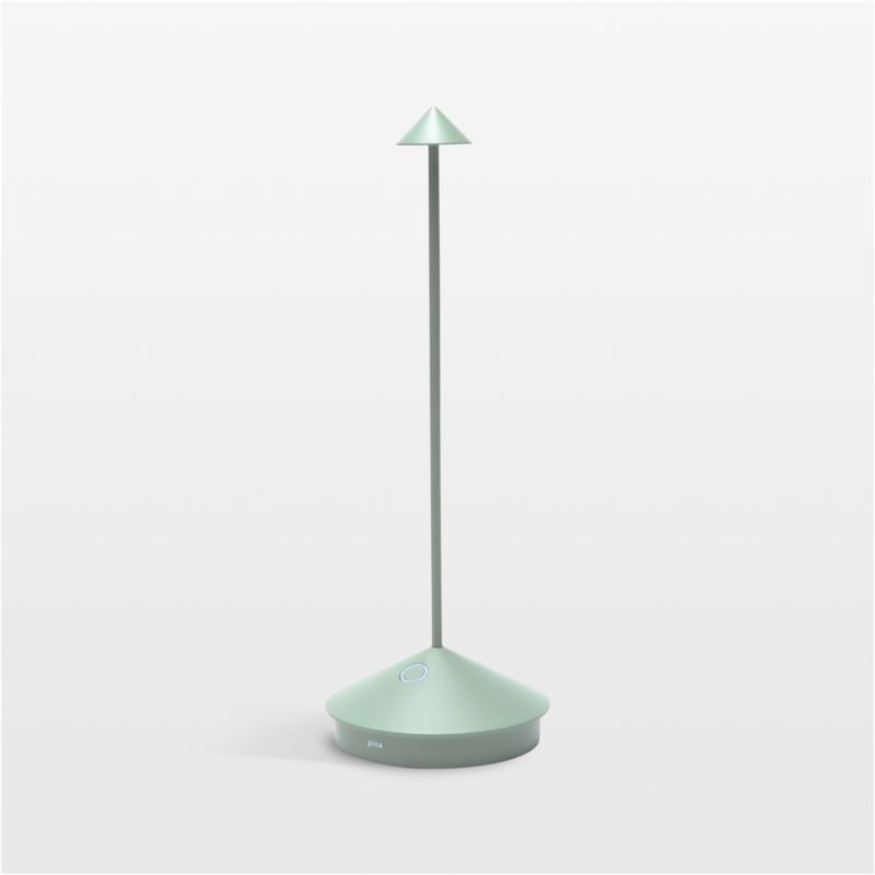 Pina Pro Sage Metal Table Lamp by Zafferano America 11.4"