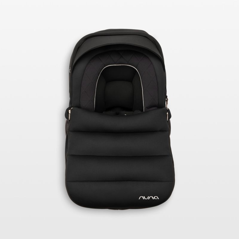 Nuna Caviar Black Stroller Organizer Bag + Reviews | Crate & Kids