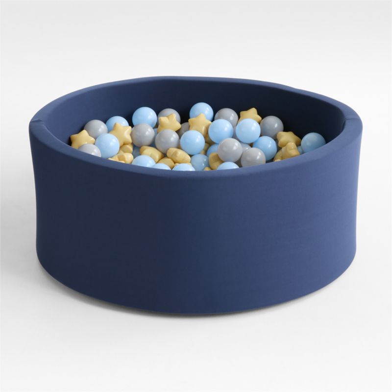 Baby and Toddler Navy Pop-Up Ball Pit with Star Balls