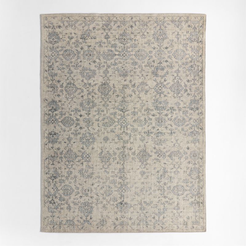 Alvarez Wool Hand-Tufted Grey Area Rug 8'x10' + Reviews | Crate