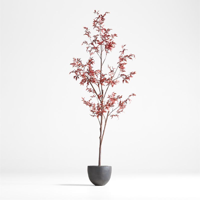 Potted Faux Maple Tree 7.5'