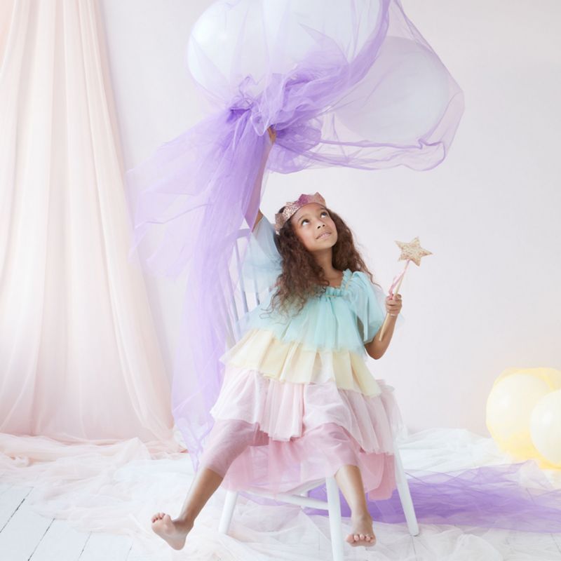 Meri Meri Rainbow Ruffle Kids Princess Costume