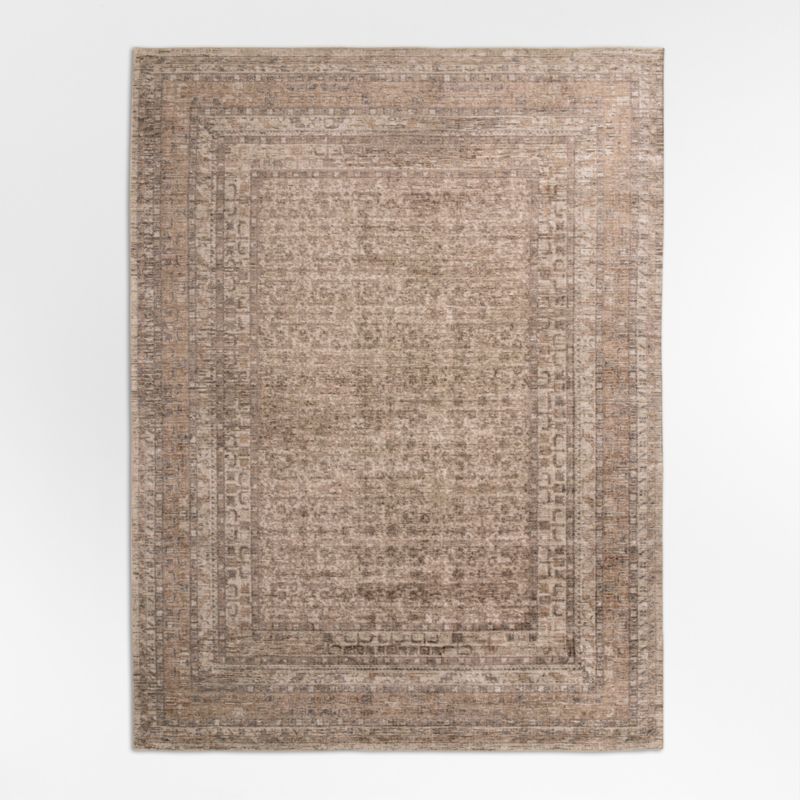 Alvarez Wool Hand-Tufted Brown Area Rug 8'x10' + Reviews | Crate