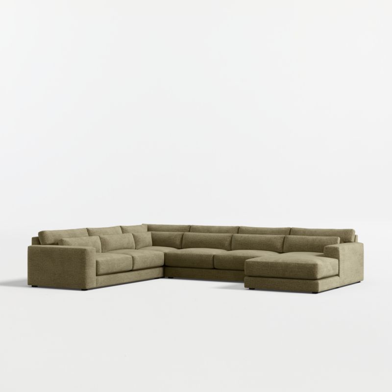 Retreat 4-Piece L-Shaped Sectional Sofa with Chaise Lounge